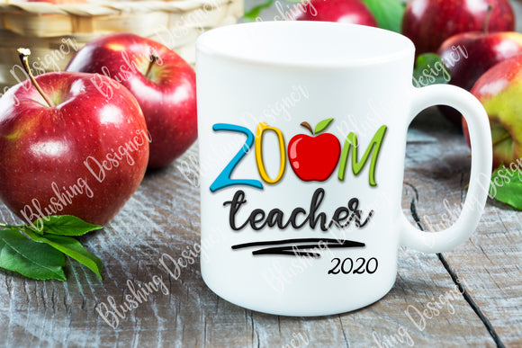 Zoom Teacher Coffee Mug and Hot Cocoa Cup
